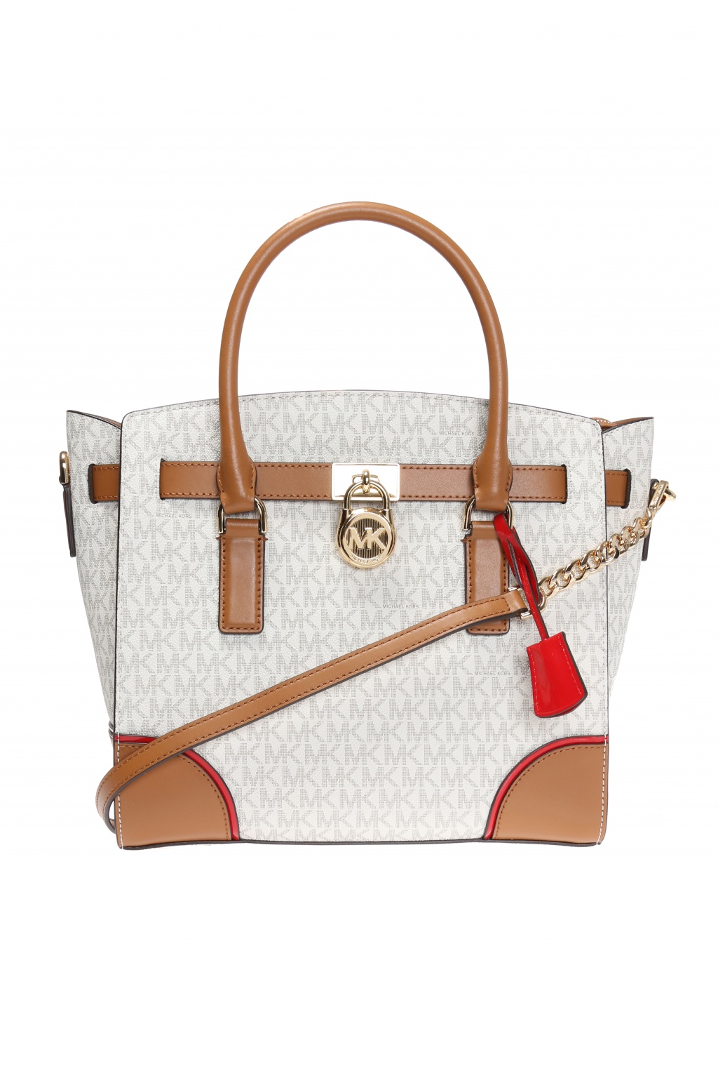 Michael kors hamilton best sale white